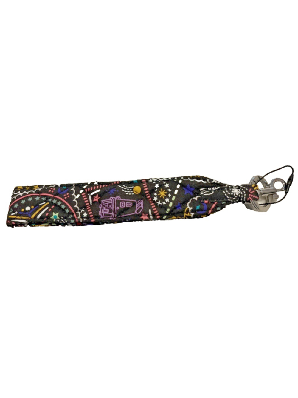 NWOT Vera Bradley Wristlet Keychain Starwars Droid R2-D2 and Paisley Design